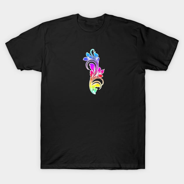 Gay Pride Feather T-Shirt by DNASCC